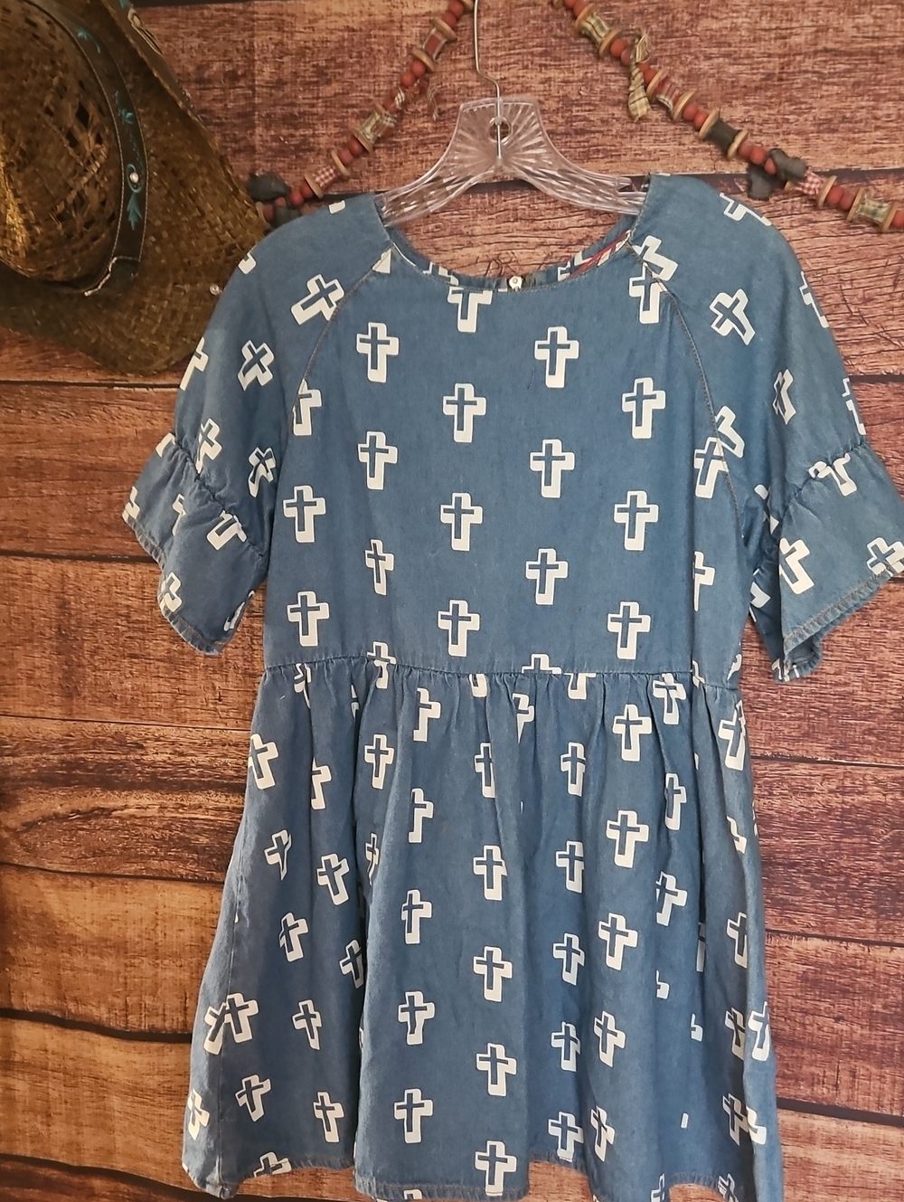 NWOT Denim ✝️ Country Dress By "HSTYLE SINCE 2006" !! Size 6